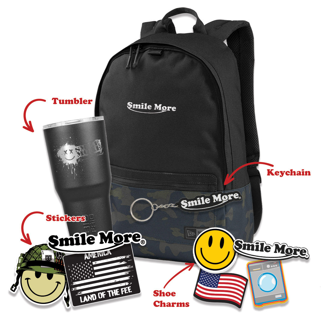 Smile More Backpack Bundle - Main Image