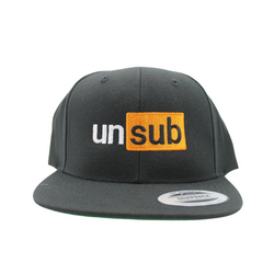 Unsub Logo Flat Bill Hat