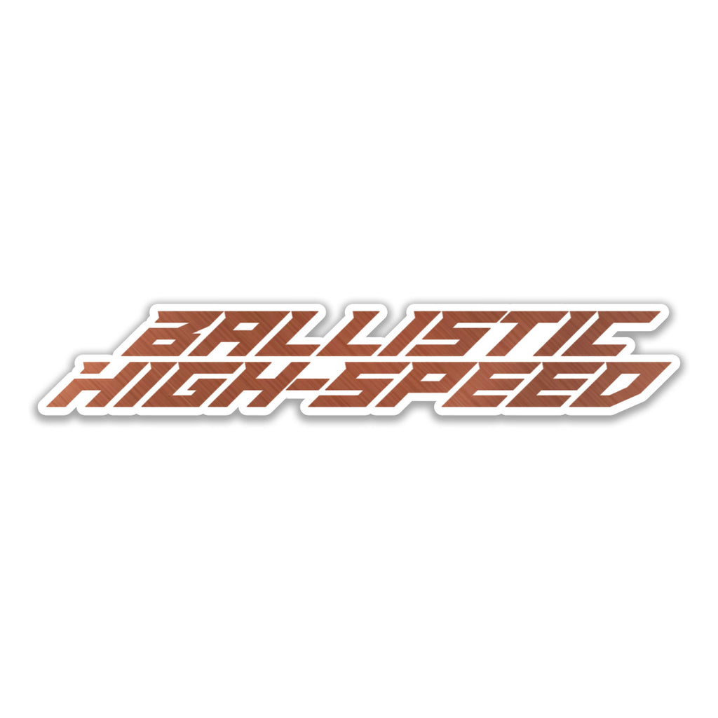 Ballistic High Speed Logo Sticker