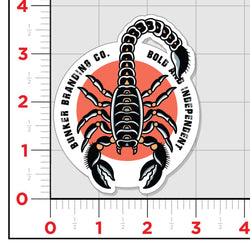 Bunker Scorpion Sticker