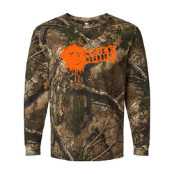 Camo Smile More Splatter Long Sleeve