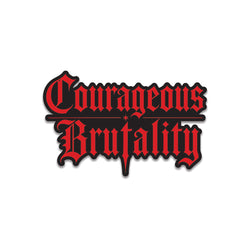 Courageous Brutality Buffalo Sticker