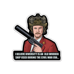 USS Diversity Sticker