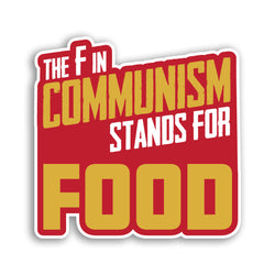 F Is For Food Sticker
