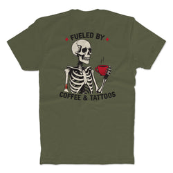 Fueled By Coffee And Tattoos T-Shirt