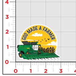 Made A Farmer Sticker