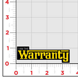 Warranty 3.0 Sticker