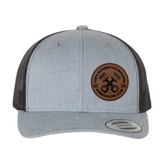 JAMSI Leather Patch Hat