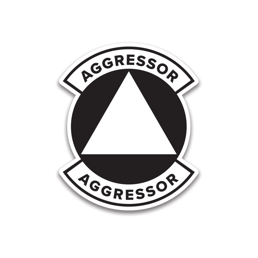 Aggressor Sticker