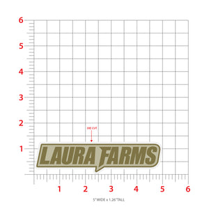 Laura Farms Sticker