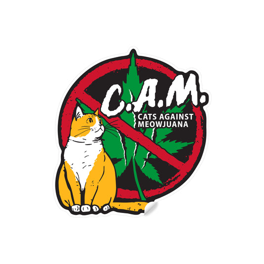 Anti Meowjuana Sticker