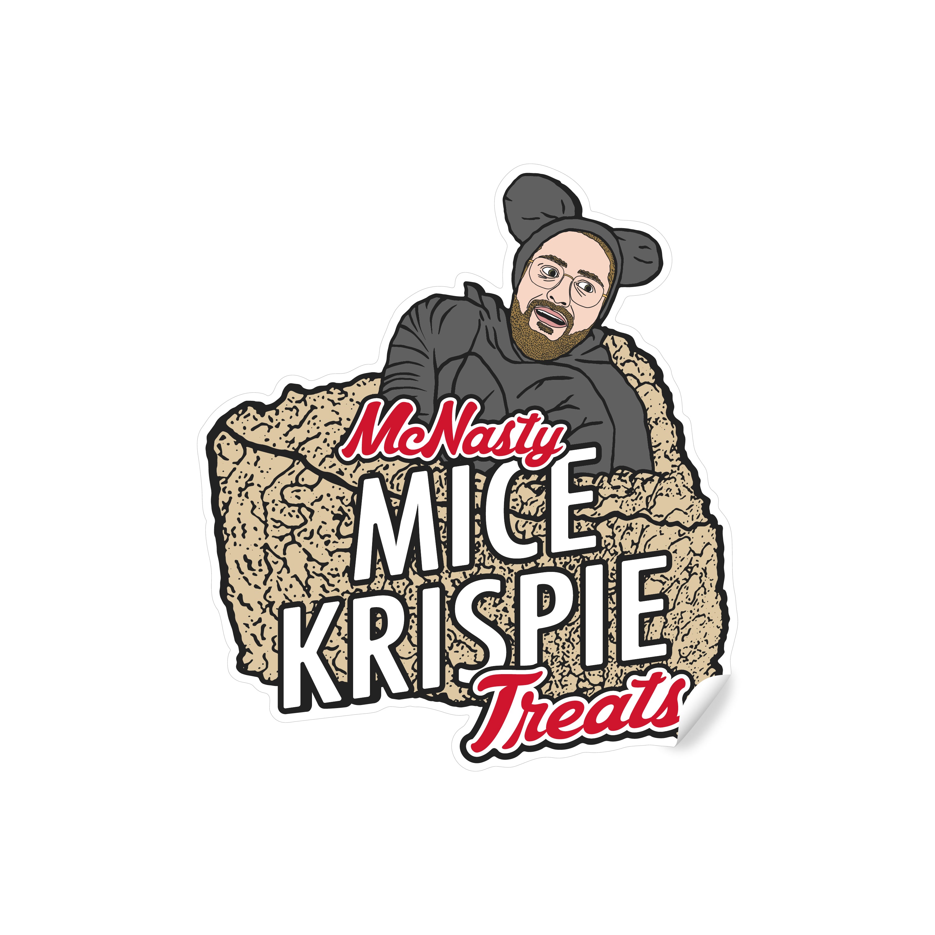 Mouse Hit Sticker Mice Krispie Sticker