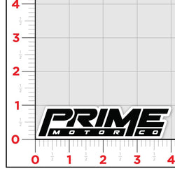 Prime Motor Co Logo Sticker