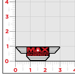 Max Afterburner Logo Sticker