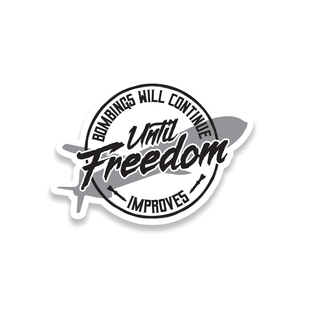 Freedom Improves Sticker