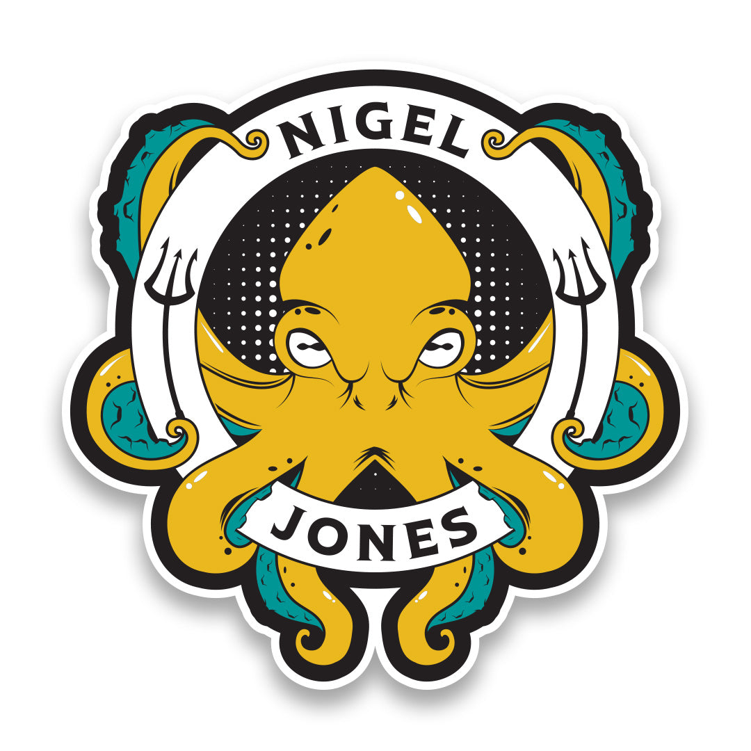Nigel Signage Nigel Jones Logo Sticker