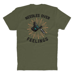 Needles Over Feelings T-Shirt
