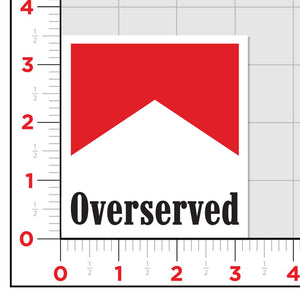 Overserved Pack Sticker