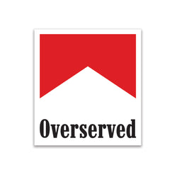 Overserved Pack Sticker