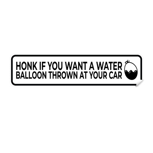 RC Water Balloon Bumper Sticker