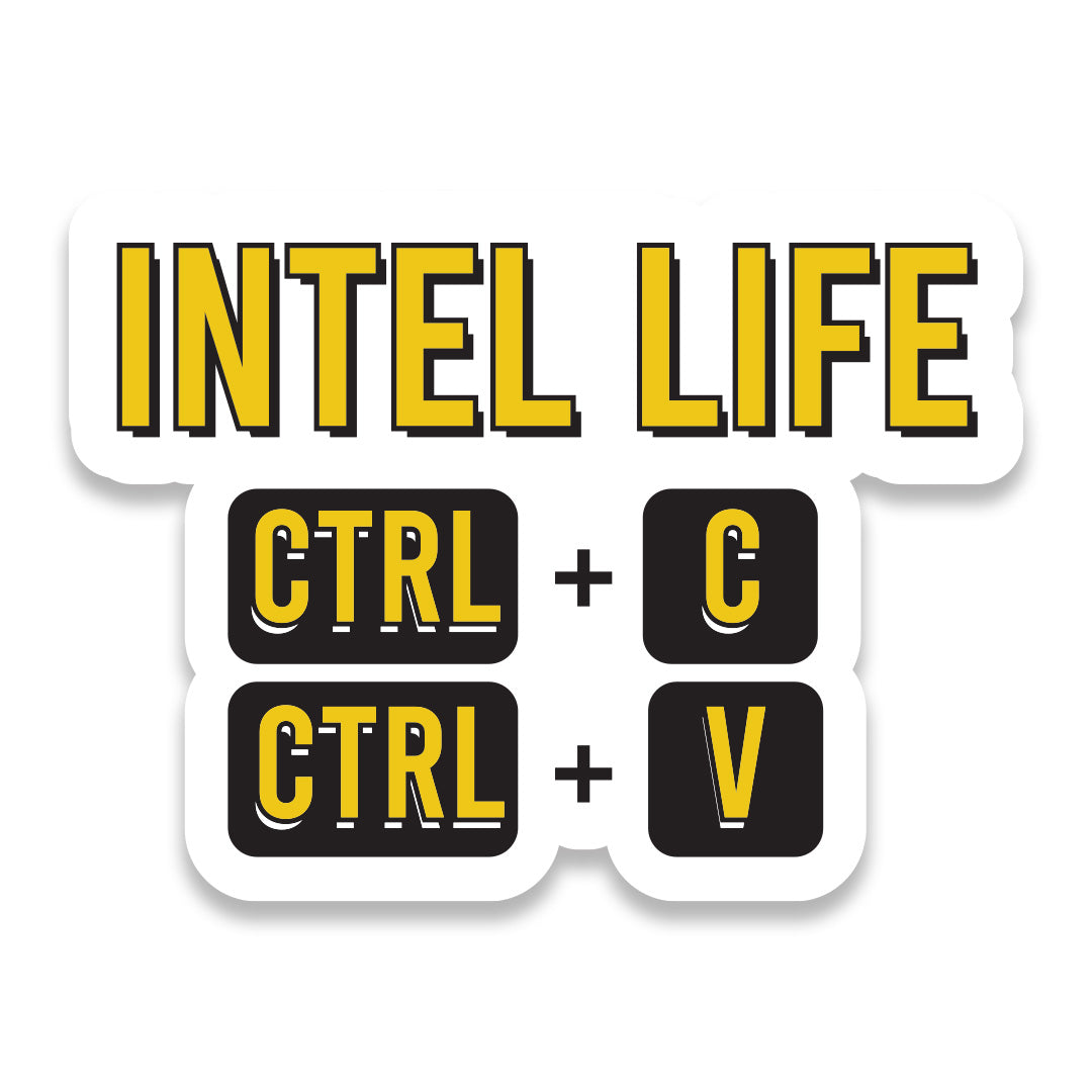 Intel Life Intel Life Sticker