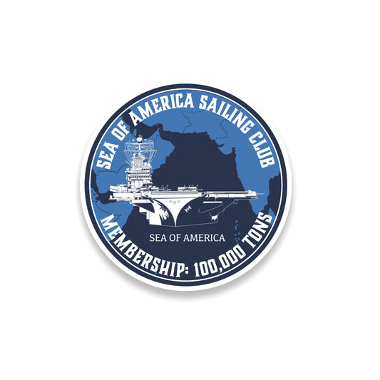 Sea Of America Sticker