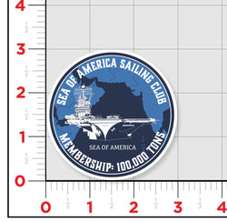Sea Of America Sticker
