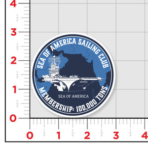 Sea Of America Sticker