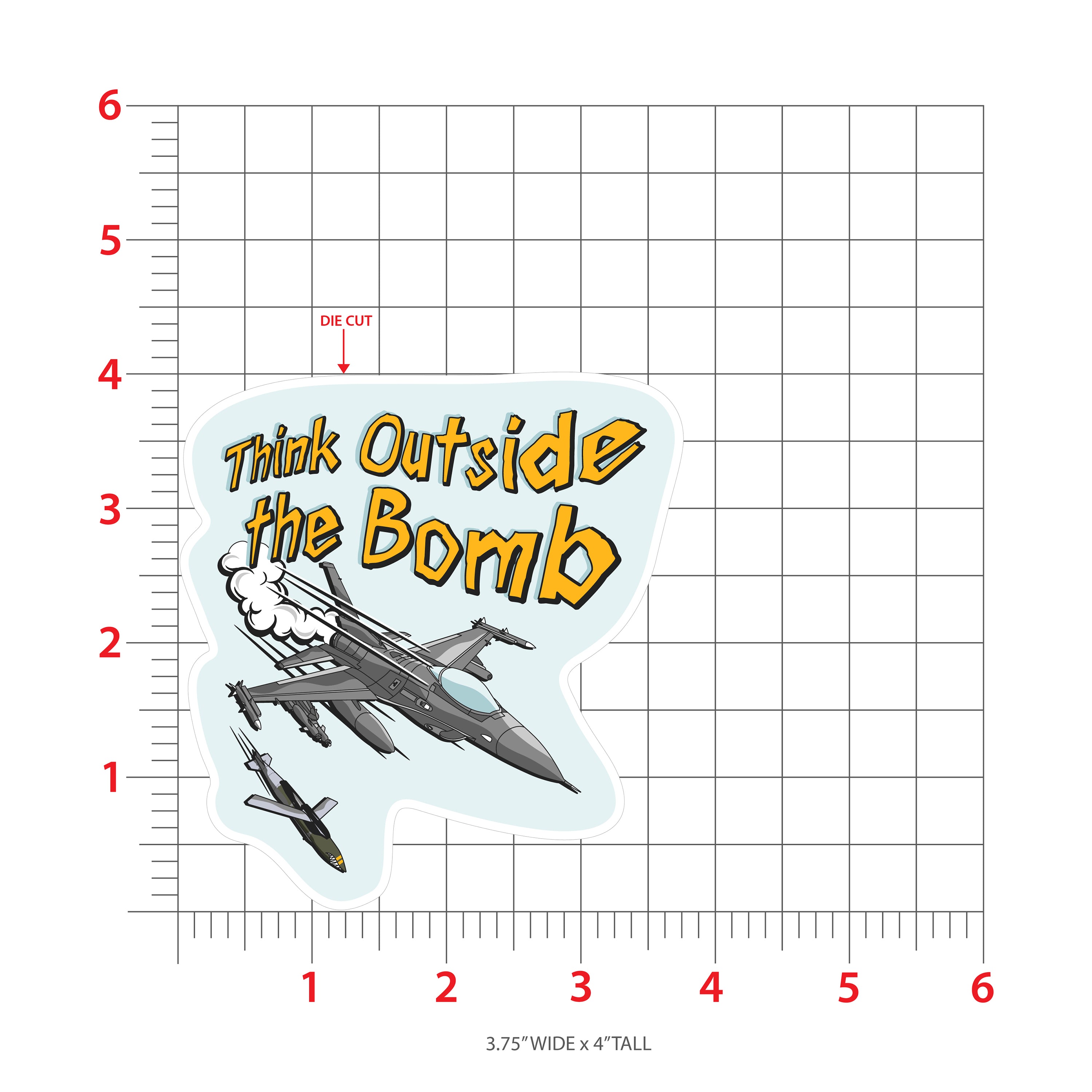 Think Outside the Boom Sticker