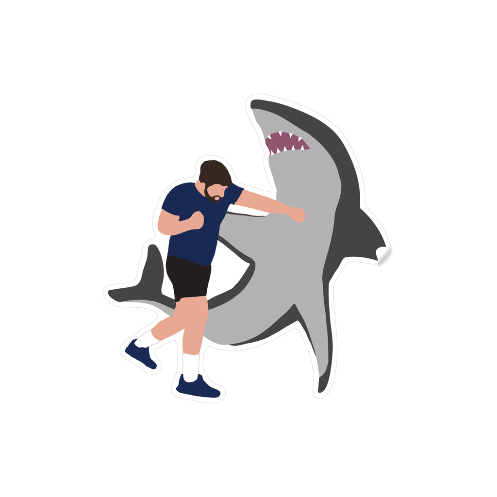 Uncle Dijon Shark Puncher Sticker