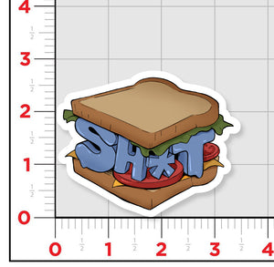 Sh*t Sandwich Sticker