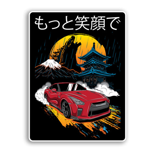 JDM Edition Smile More Sticker