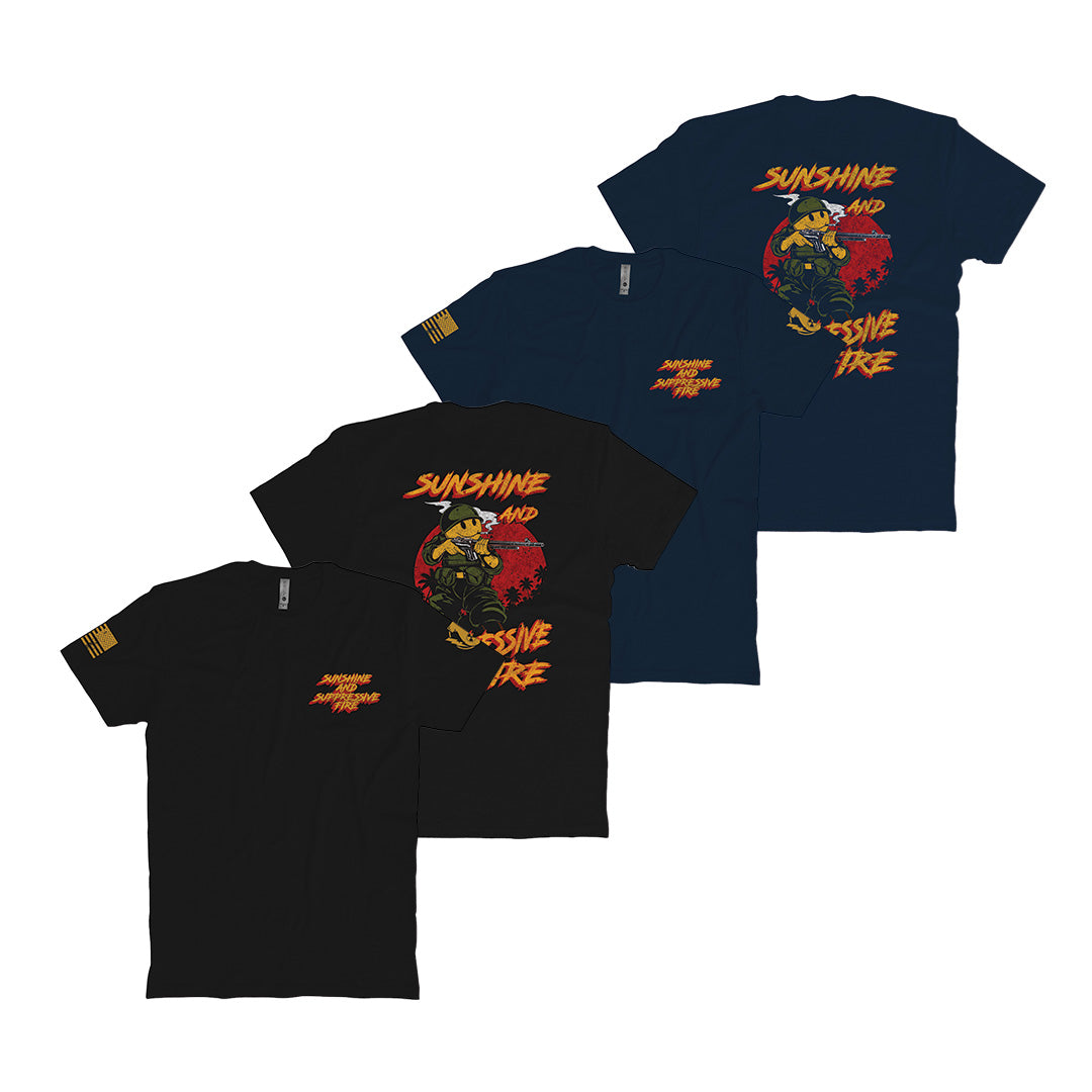 Sunshine and Suppressive Fire T-Shirt
