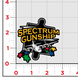 Spectrum Gunship Sticker