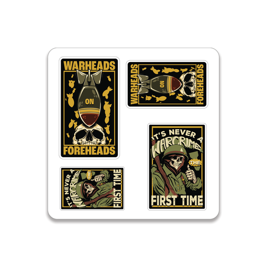 WAR CRIME 2.0/ WARHEADS 3.0 STICKER PACK