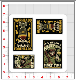 WAR CRIME 2.0/ WARHEADS 3.0 STICKER PACK