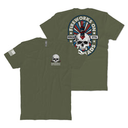 Fireworks On Foreheads T-Shirt