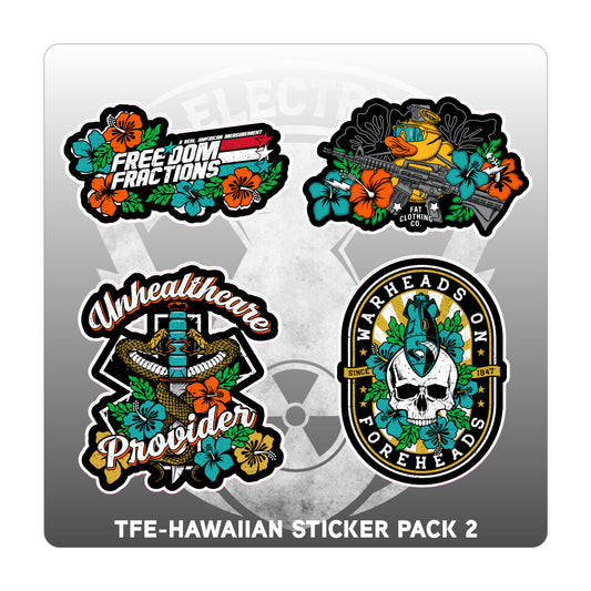 TFE Hawaiian Sticker Pack 2