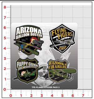 TFE Planes #2 Sticker Pack