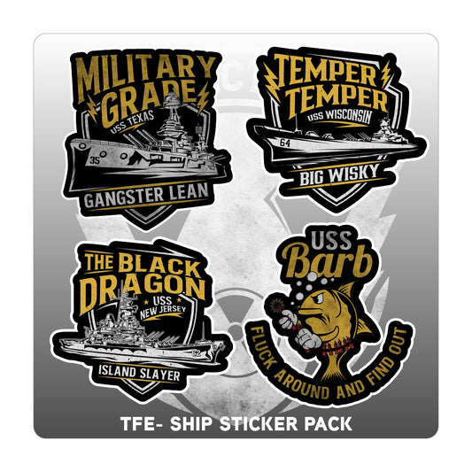 TFE Ship Sticker Pack
