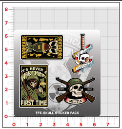 TFE Skull Sticker Pack