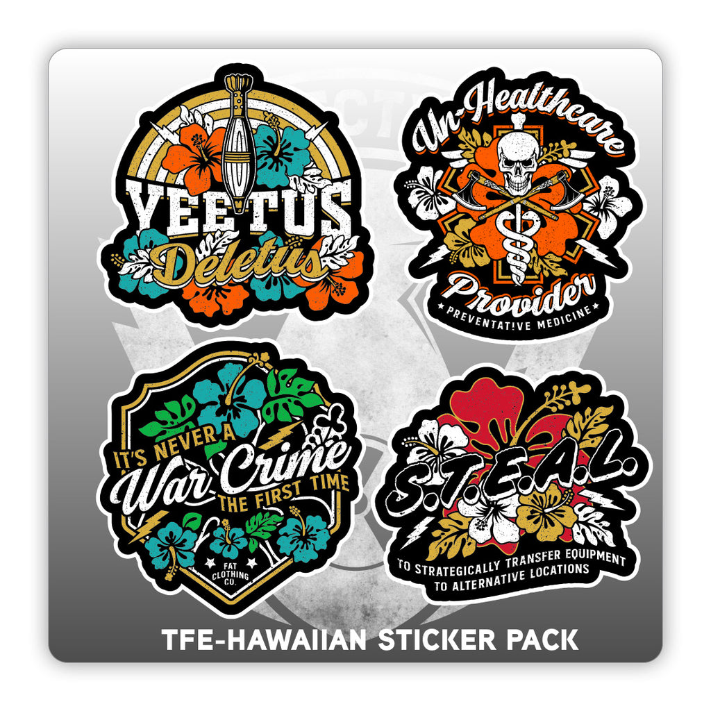 TFE Hawaiian Sticker Pack