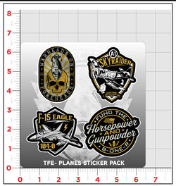 TFE Planes Sticker Pack