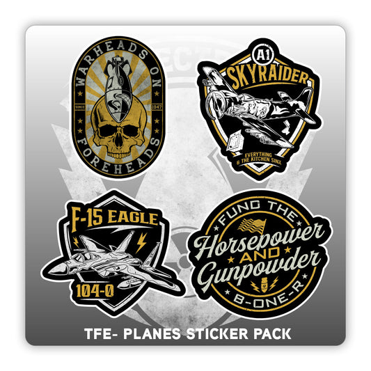 TFE Planes Sticker Pack