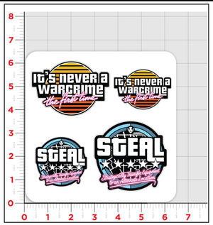 GTA War Crime / GTA STRAL Sticker Pack