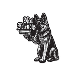 Not Friendly Sticker