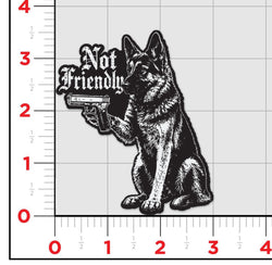 Not Friendly Sticker