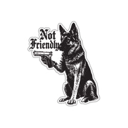Not Friendly Sticker