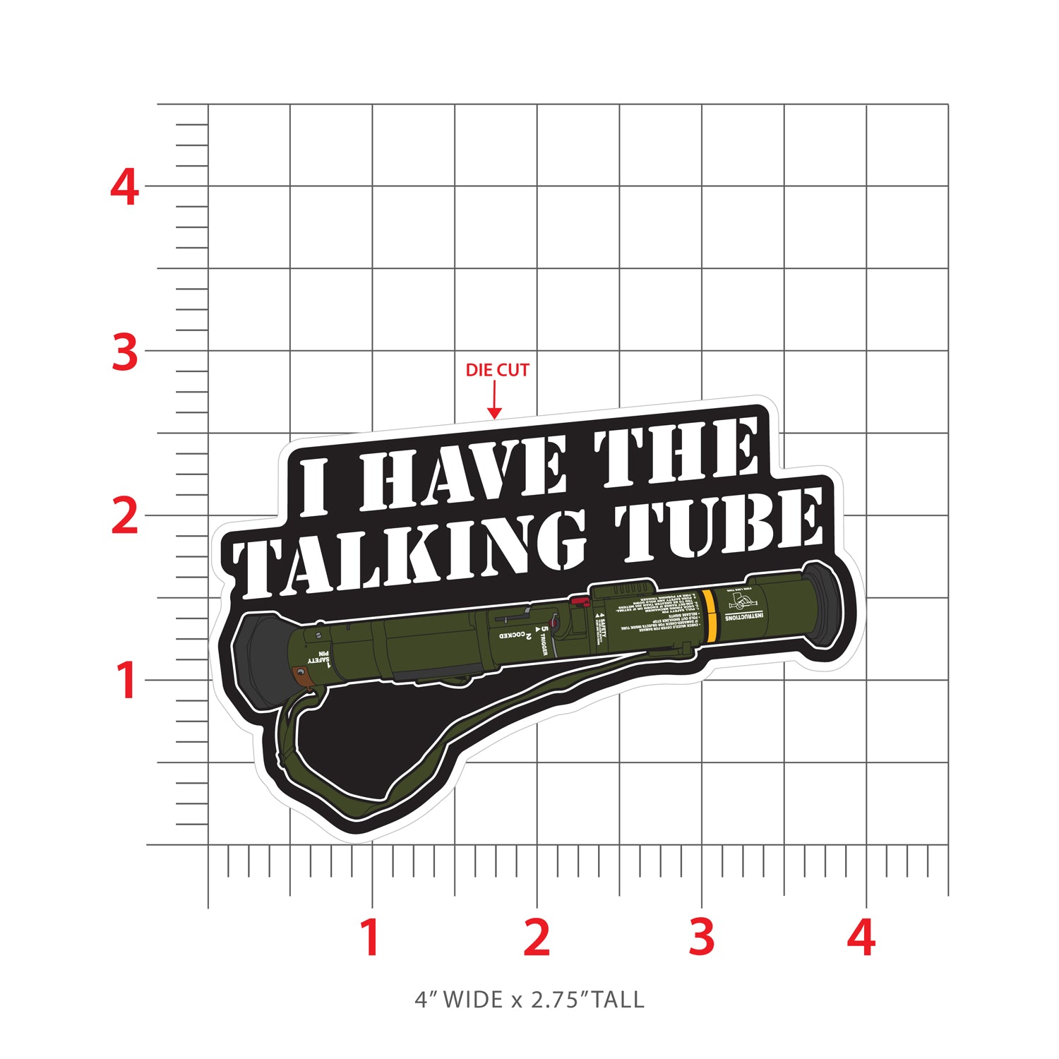 Tube Sticker Talking Tube Sticker