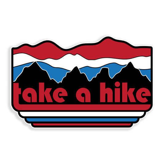 Take A Hike Sticker